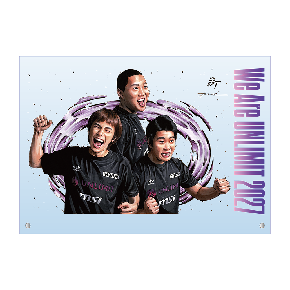 「We Are UNLIMIT 2027」LIMITED ACRYLIC PLATE