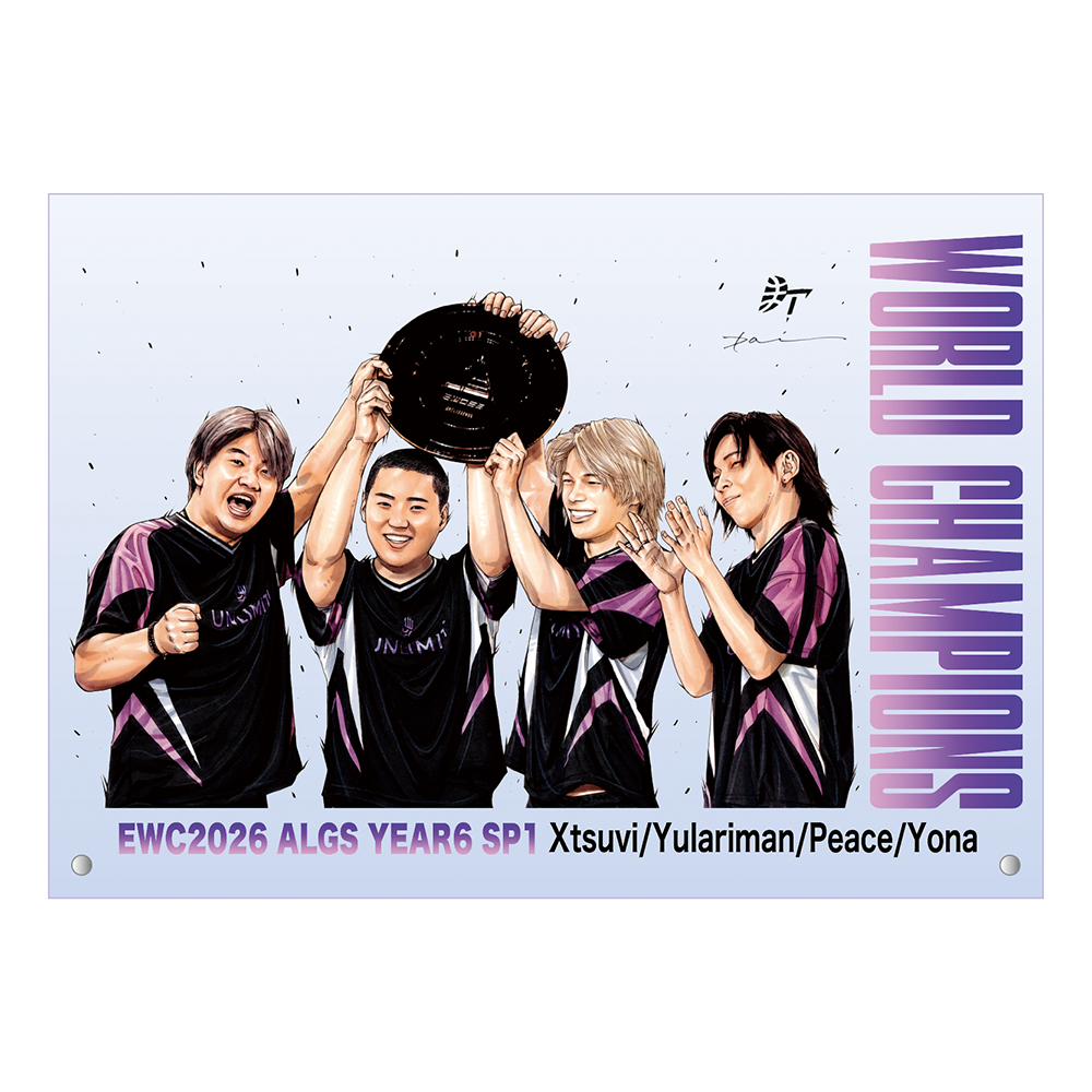 WORLD CHAMPIONS LIMITED ACRYLIC PLATE 01