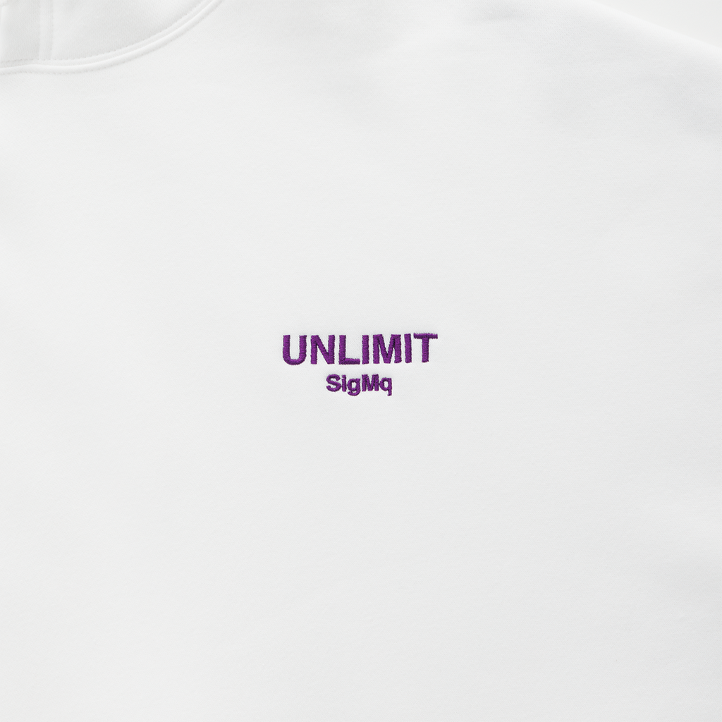EMBROIDERED LOGO HOODIE WHITE