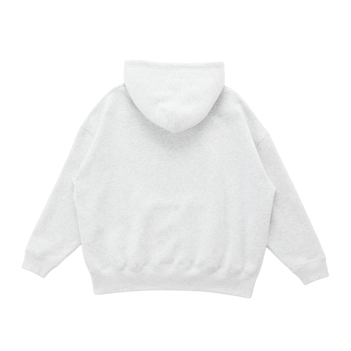 EMBROIDERED LOGO HOODIE GRAY