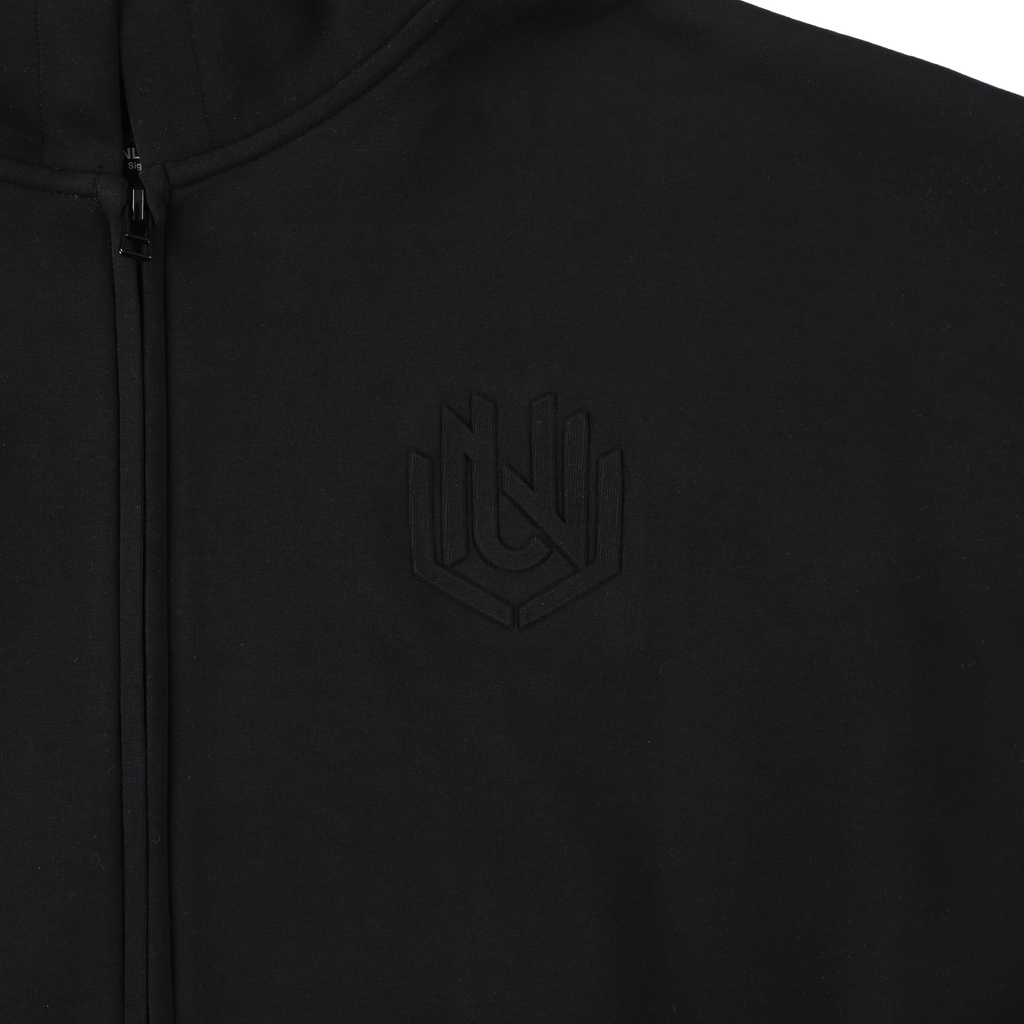 EMBOSS LOGO HOODIE BLACK