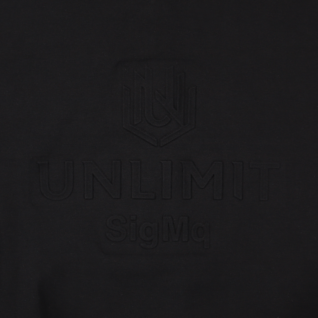 EMBOSS LOGO HOODIE BLACK