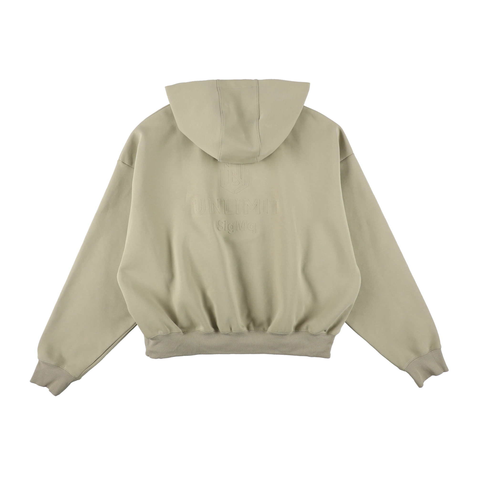 EMBOSS LOGO HOODIE KHAKI